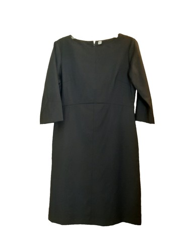 Uniqlo Waffle Knit Shirt Dress Medium Pockets Knee Length Comfort  Minimalist | eBay