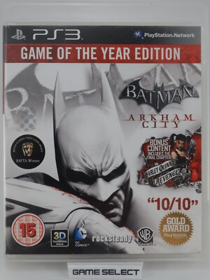 Batman: Arkham City Game of the Year Edition PAL Sony PS3 PlayStation 3