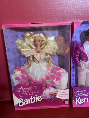 Poupée Barbie Secret Heart 1992 - Vintage, Collection Originale Mattel - Sans Accessoires