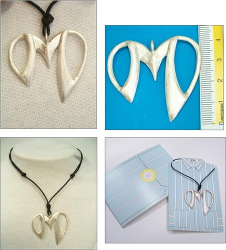 Ciondolo CUORE con INIZIALE in Argento 925 - Pendente Lettera Alfabeto Girocollo - Imagen 11 de 17