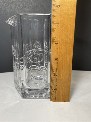 Roku Gin Crystal Carafe Drink Pitcher Japanese Craft Gin Enjoy Responsibly 16 oz - Picture 15 of 15