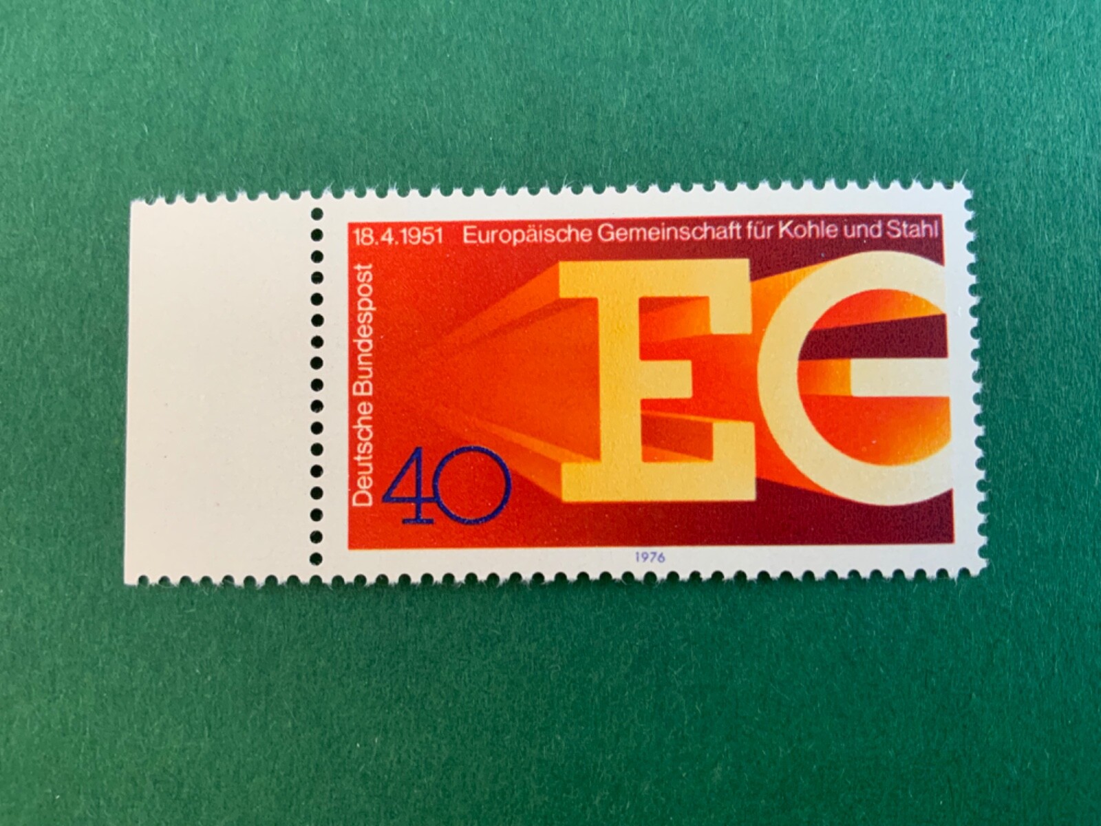 1976 BRDEurop. Gemeinschaft für Kohle und Stahl Mi 880 -postfrisch-PORTOFREI