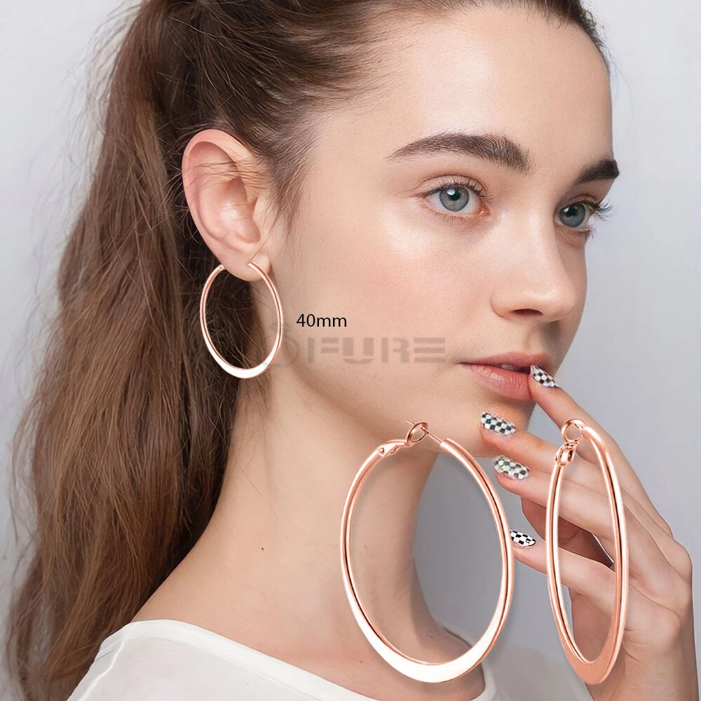 Rose gold earrings hotsell for sensitive ears