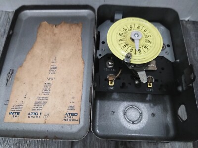 Intermatic T101 ? 24 Hour Mechanical Timer Wall Switch