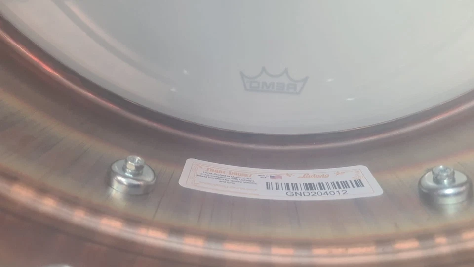 Ludwig 14x6,5" Zoll LB552RS USA Raw Striped Bronze Supra Phonic Snare Drum Drums - Bild 4 von 4