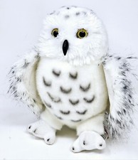 Douglas Legend White Snowy Owl Realistic Cuddle Toy Plush Fantasy Hedwig VGC 10"