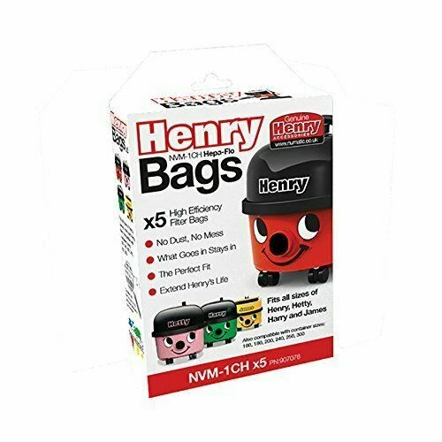 Henry Vacuum Cleaner Bags for 5 Number in Pack