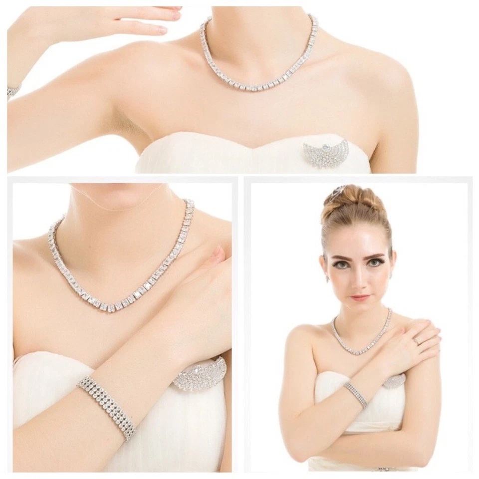 Collar tenis Matika 50 quilates cristales Swarovski Foto 2 de 4