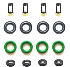 Fuel Injector Seals O-Rings Grommets Repair Service Kit for Acura RDX 2.3L-L4