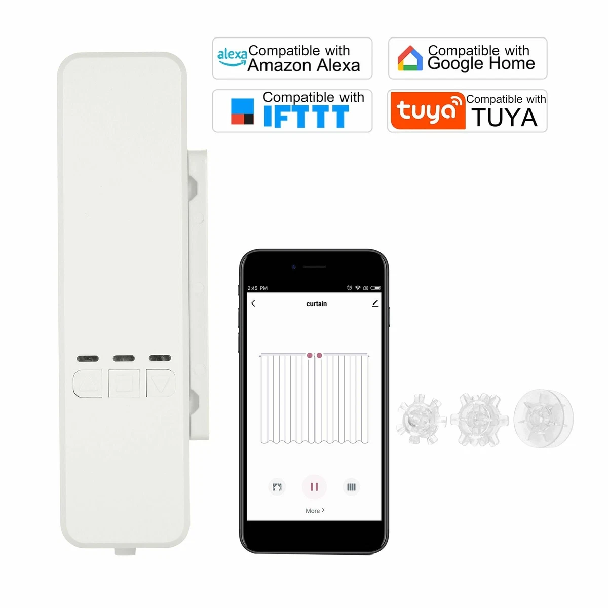 Smart Chain Roller Blinds Shade Shutter Alexa Google Home App