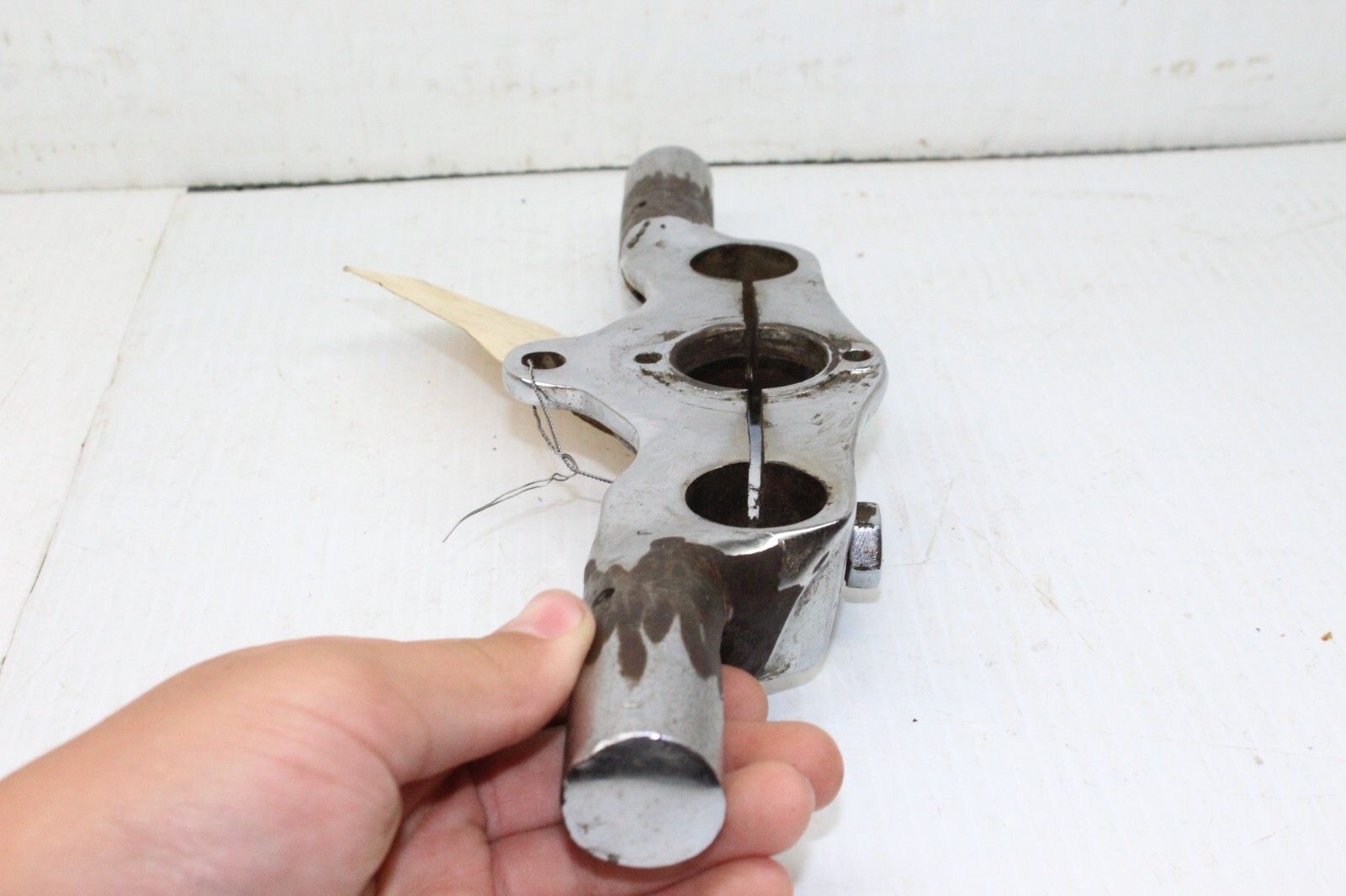 Harley Knucklehead Flathead Inline Springer Fork Flanders Clamp Riser ...