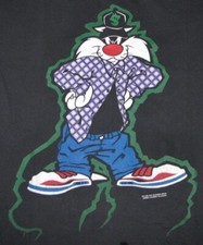 Vintage 1993 SYLVESTER Warner Bros. T-SHIRT Giant XL Single Stitch