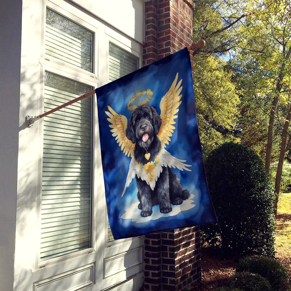 Portuguese Water Dog My Angel Flag Canvas House Size DAC7062CHF - Image 2 of 4