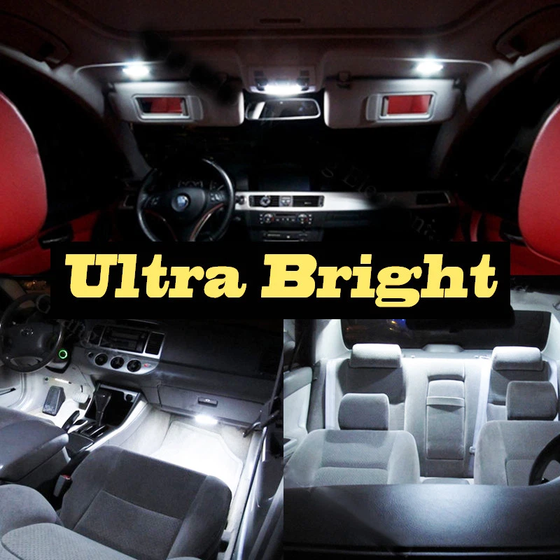 18Pc Super White Car Interior LED Light Bulb Kit for 2000-2005 Buick Century - Image 3 of 4