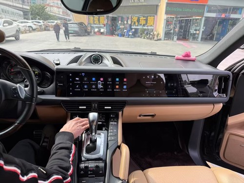 Dashboard for Porsche Cayenne 10~17 & Dual Screen Android Car Radio carpaly - Picture 1 of 15