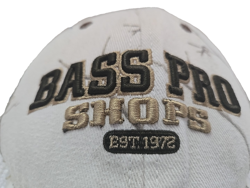 Bass Pro Shops Hat White Camo Adjustable Trucker Hunting Fishing Outdoors - Picture 2 of 22