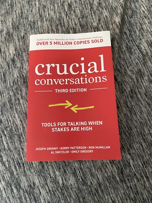 crucial conversations third edition - tools for talking .... BRAND NEW