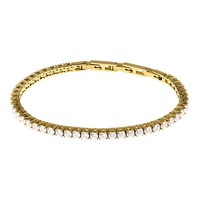 Ernstes Design Evia Armband Aus Edelstahl Vergoldet Mit Zirkonia A662