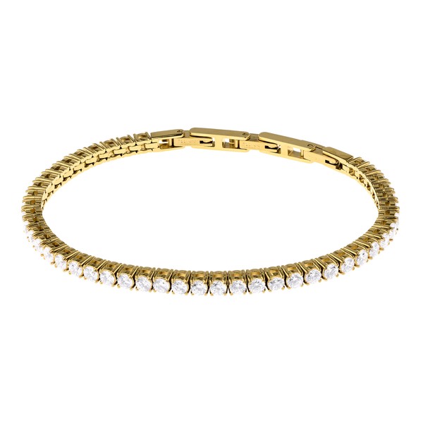 Ernstes Design Evia Armband Aus Edelstahl Vergoldet Mit Zirkonia A662-image