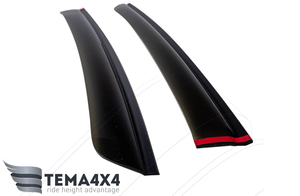 Tape-on Windows Visors Deflector Sun Rain Guard for Hyundai Tiburon Coupe GK - Image 4 of 4