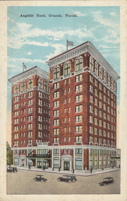 Angebilt Hotel Orlando Florida - Old Postcard Unused White Border 
