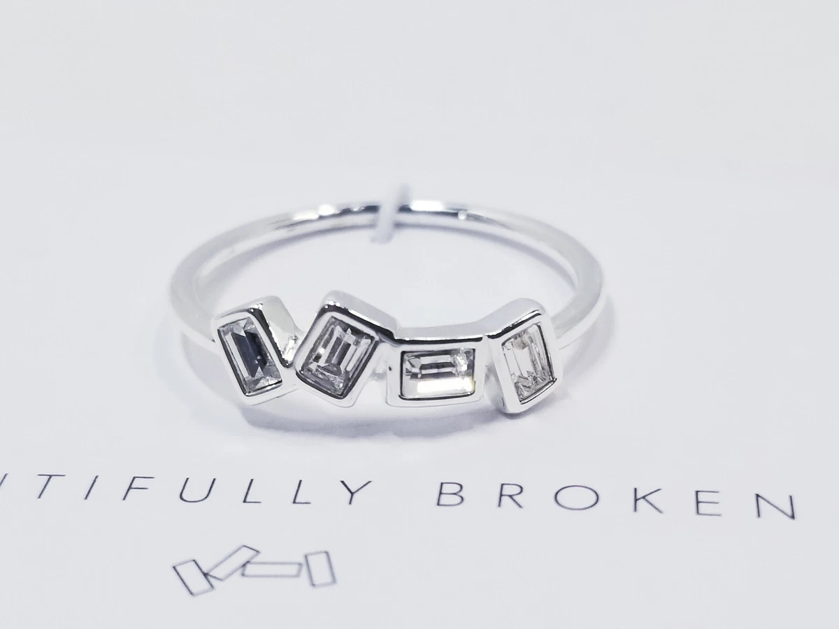 Bryan Anthonys Beautifully Broken Silver Tone Ring sz 8 JD eBay