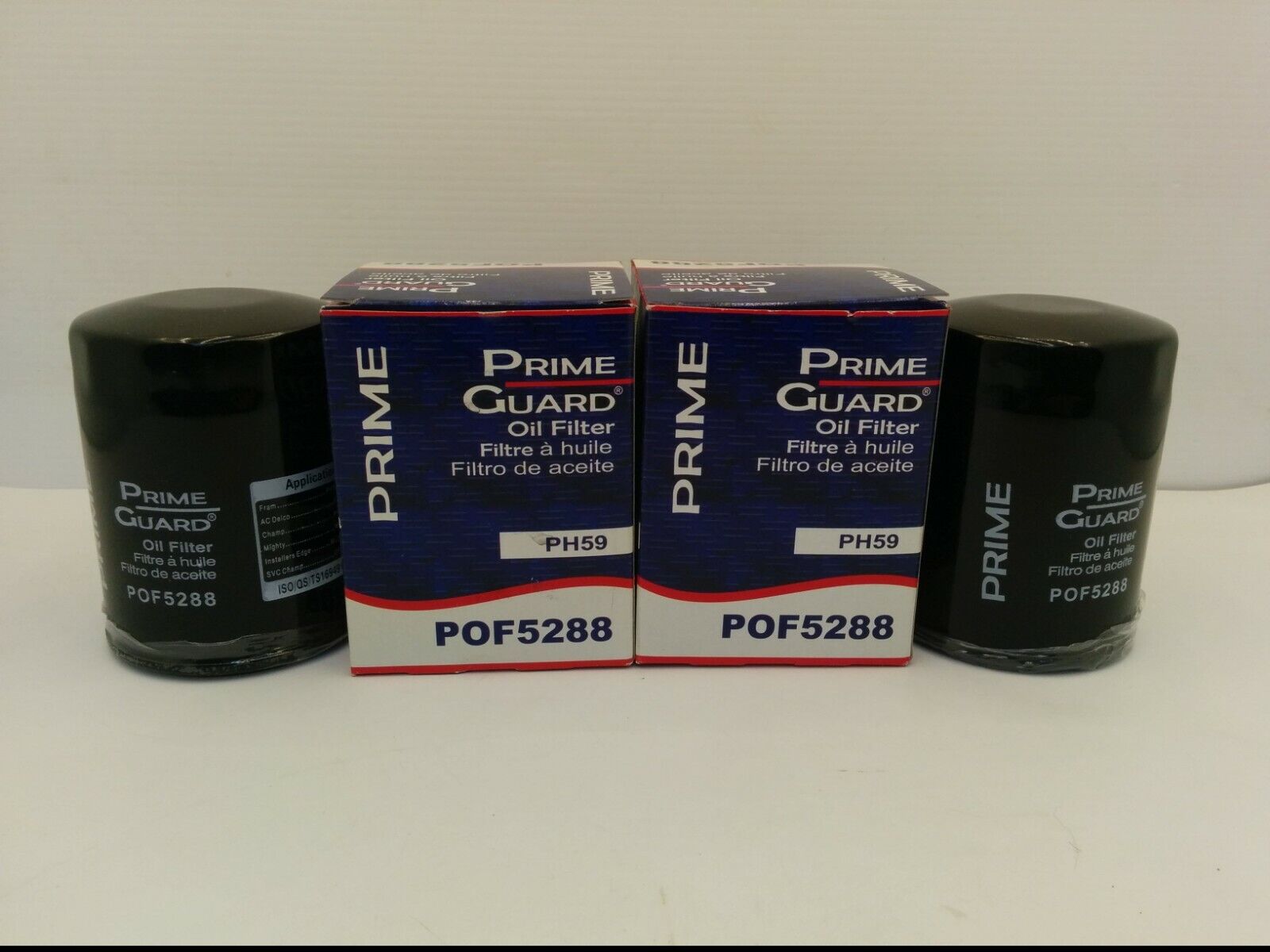PRIME GUARD POF5288 OIL FILTER, PH59 (LOT OF 2), NIB