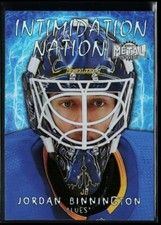 2020-21 Metal Universe Intimidation Nation #IN-31 Jordan Binnington