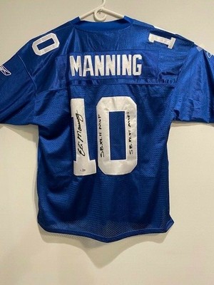 eli manning framed jersey