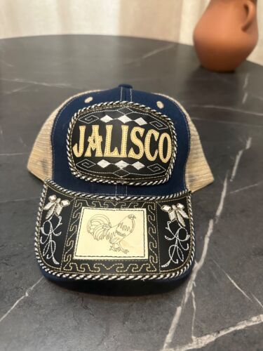 Gorra Charra Estados de Mexico Jalisco Artesanal Snap Back Hat De MexicoJalisco