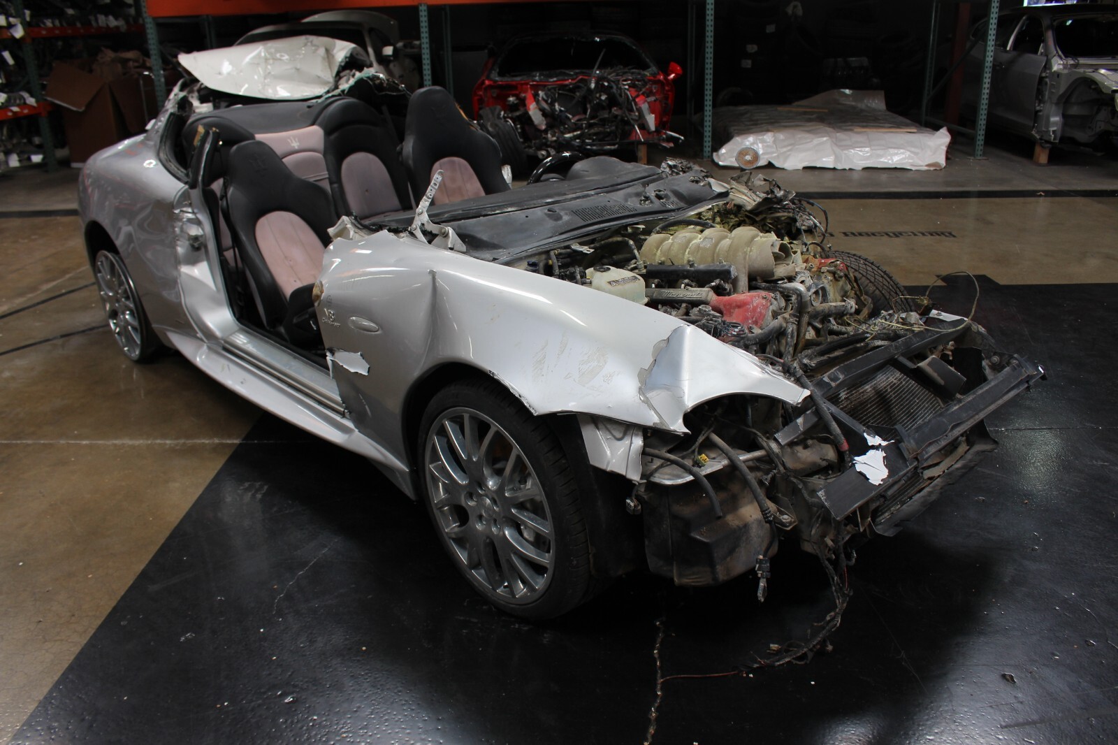 Maserati M128, Quattroporte, Accumulator to Station Hose, Used, P/N 184269