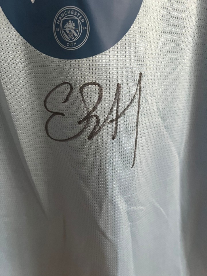 Erling Haaland Signed Manchester City Jersey ICONS COA eBay
