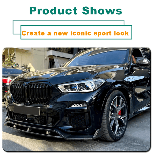 Carbon Frontlippe Frontspoiler Frontansatz Passt für BMW X5 G05 M-Paket 2019-20 - Picture 4 of 14