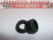 Greenhills Scalextric Mini Ha Ha / Mad Hatter Tyre Pair C290 / C291 - Used - P53