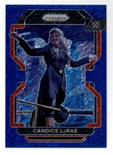2022 Panini Prizm WWE Prizms Blue Shimmer #153 Candice LeRae 4/10 - NM-MT