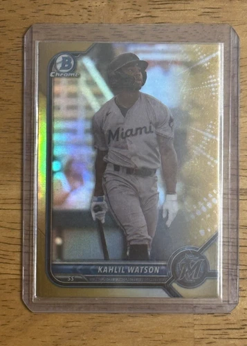 2022 Bowman Chrome Khalil Watson Bronze  Refractor /50