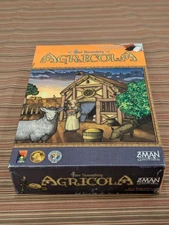 Agricola Board Game Uwe Rosenberg - 100% Complete Z-Man Games 2014 W/Animeeples