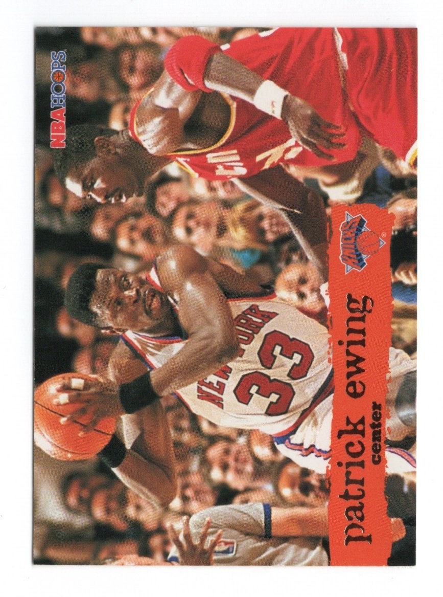 Patrick Ewing 1995-96 NBA Hoops #107 New York Knicks Basketball Trading Card NM
