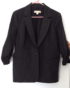Michael Kors Blazer Ruched Cinched Sleeves~Like you pushed them up New no Tags L