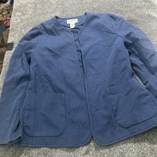 Vintage Pendleton Cotton Blazer Cropped Jacket Career Casual Size 12