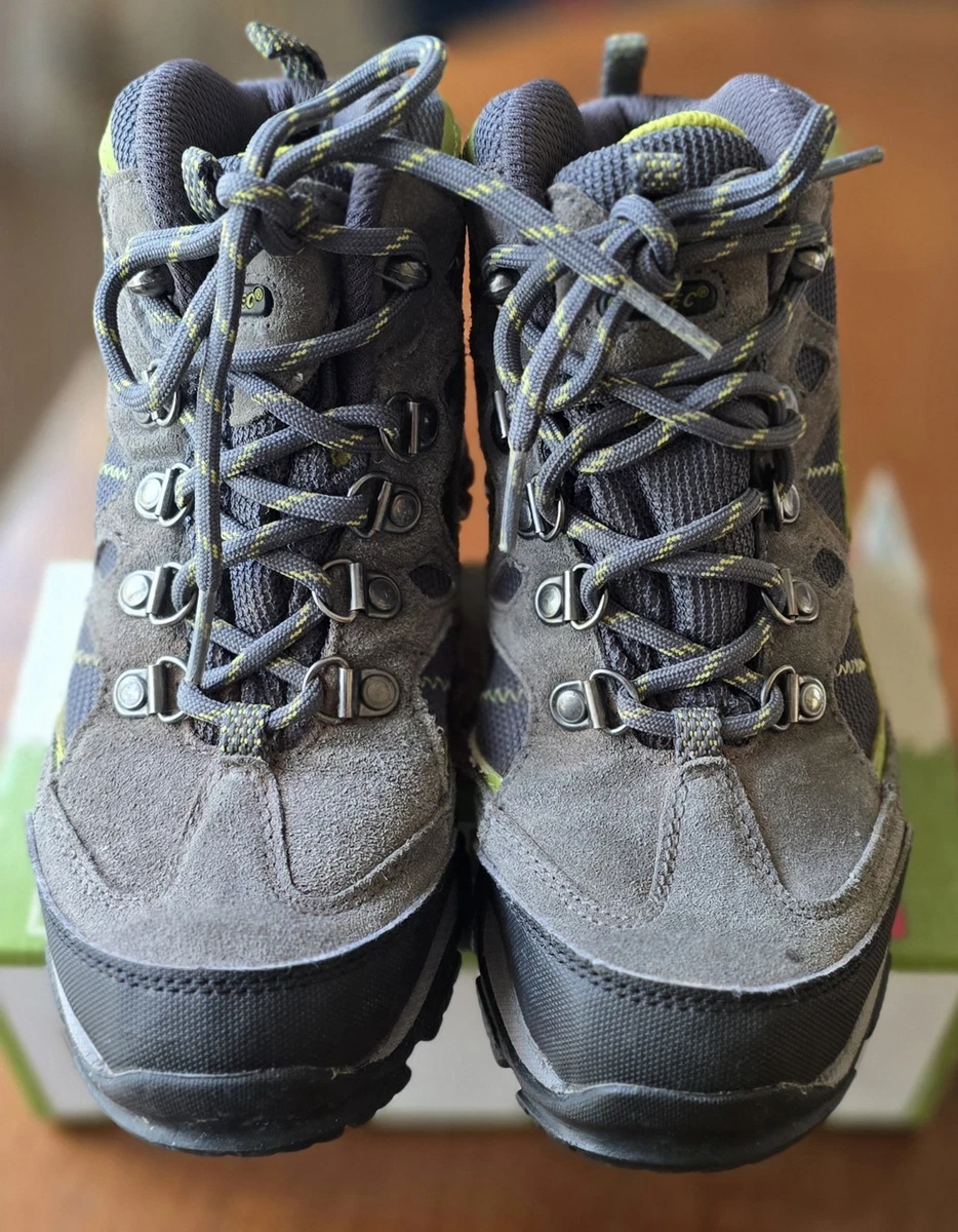 Bottes De Randonnée Hi-Tec Junior Trail Explorer – Bleu – UK 3 / EU 35 – Neuves