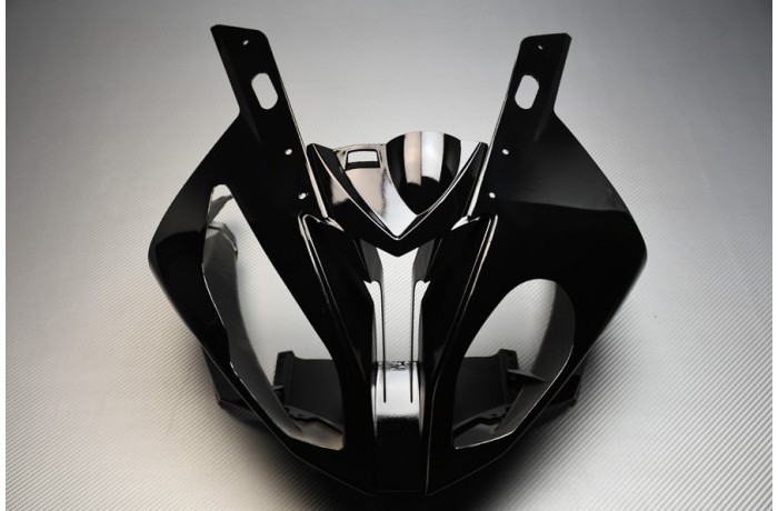 Tête de fourche noire pour BMW S1000RR 2R10 2015-2018 carénage avant complet