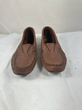 MINNETONKA Moccasins Deerskin Gore Front Ladies Size 9