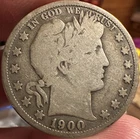 1900 Barber Half Dollar S Mint Mark Silver San Francisco Coin
