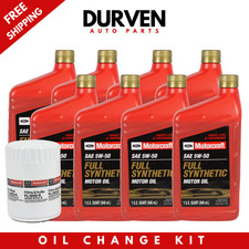 2011-2017 Ford Mustang 5.0l Motorcraft Full Synthetic 5w-50 Oil Change Kit
