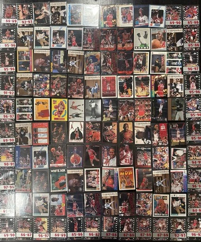 (120) HUGE MICHAEL JORDAN CARD LOT *VARIOUS BRANDS, YEARS & TYPES *CHICAGO BULLS