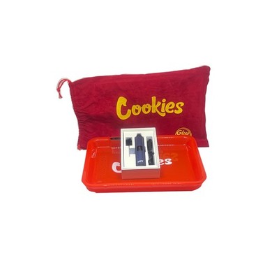 Cookies Glow Led Rolling Tray 11'' x 8''  W/C - Type Charge Cable + Free H.I.T KIT