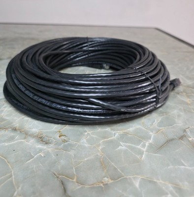 Cat5e Ethernet Patch Cable 175ft Black UTP 26AWG ISO/IEC 11801 RJ45 Network LAN