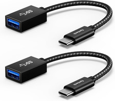 USB C to USB Adapter, 2 Pack USB C to USB 3, Type C to Type A, Thunderbolt 3 ...