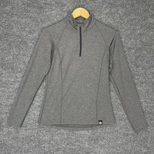 REI Co-op Sweatshirt Women  s Small Long Sleeve 1/4 Zip Lightweight Pullover Gray